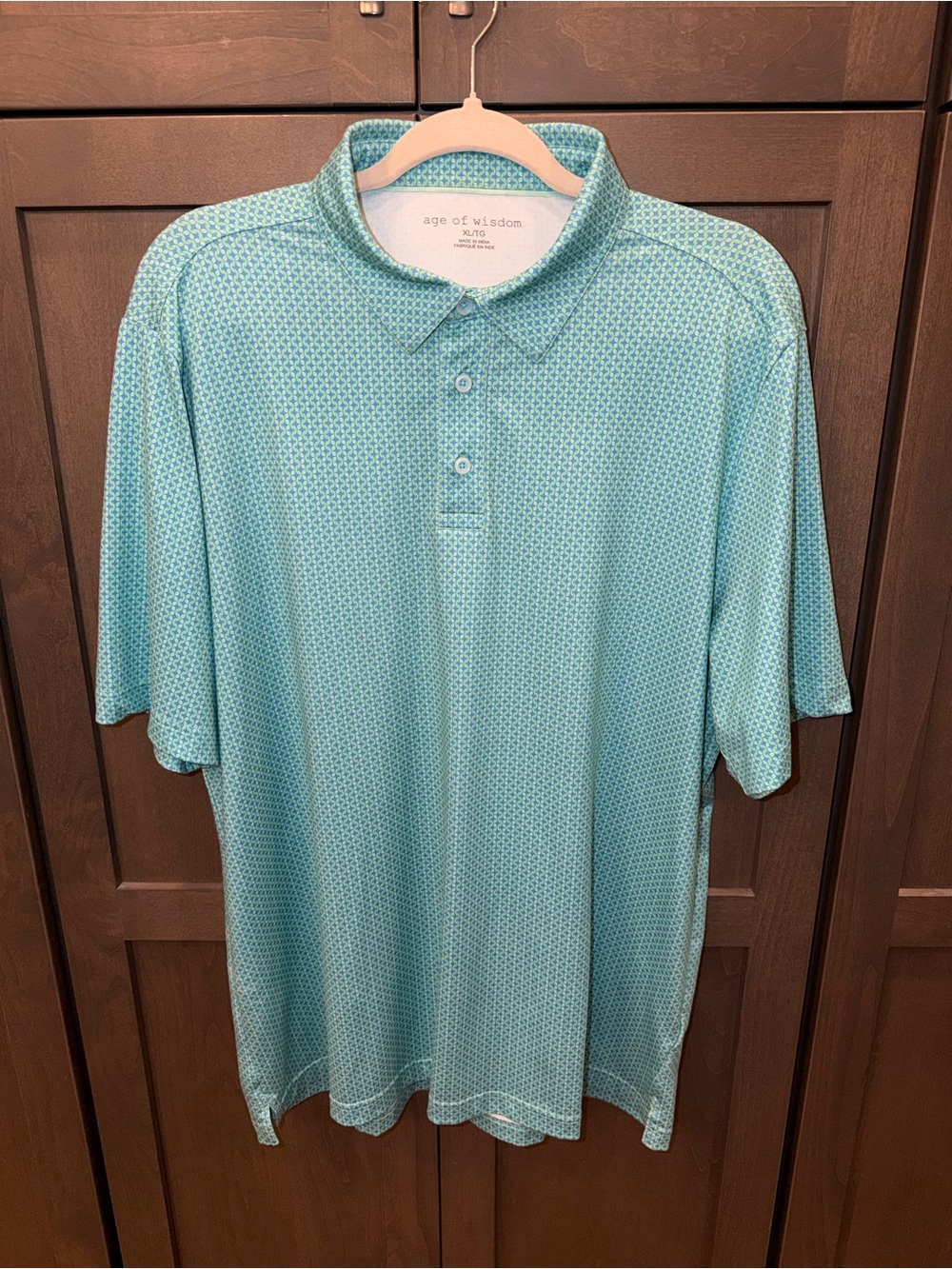 Age of Wisdom Men's Teal & Green Polo Shirt
Like new condition- XL